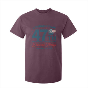 Trump Vance Liberation Day 2025 T Shirt For Kid 47TH President Of United States Statue Of Liberty TS11 Maroon Print Your Wear
