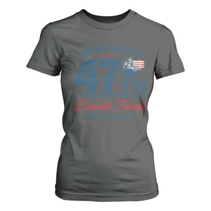 Trump Vance Liberation Day 2025 T Shirt For Women 47TH President Of United States Statue Of Liberty TS11 Dark Heather Print Your Wear