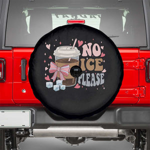 No Ice Please Spare Tire Cover Funny Coffee Lover Anti Ice Satire TS11 Black Print Your Wear