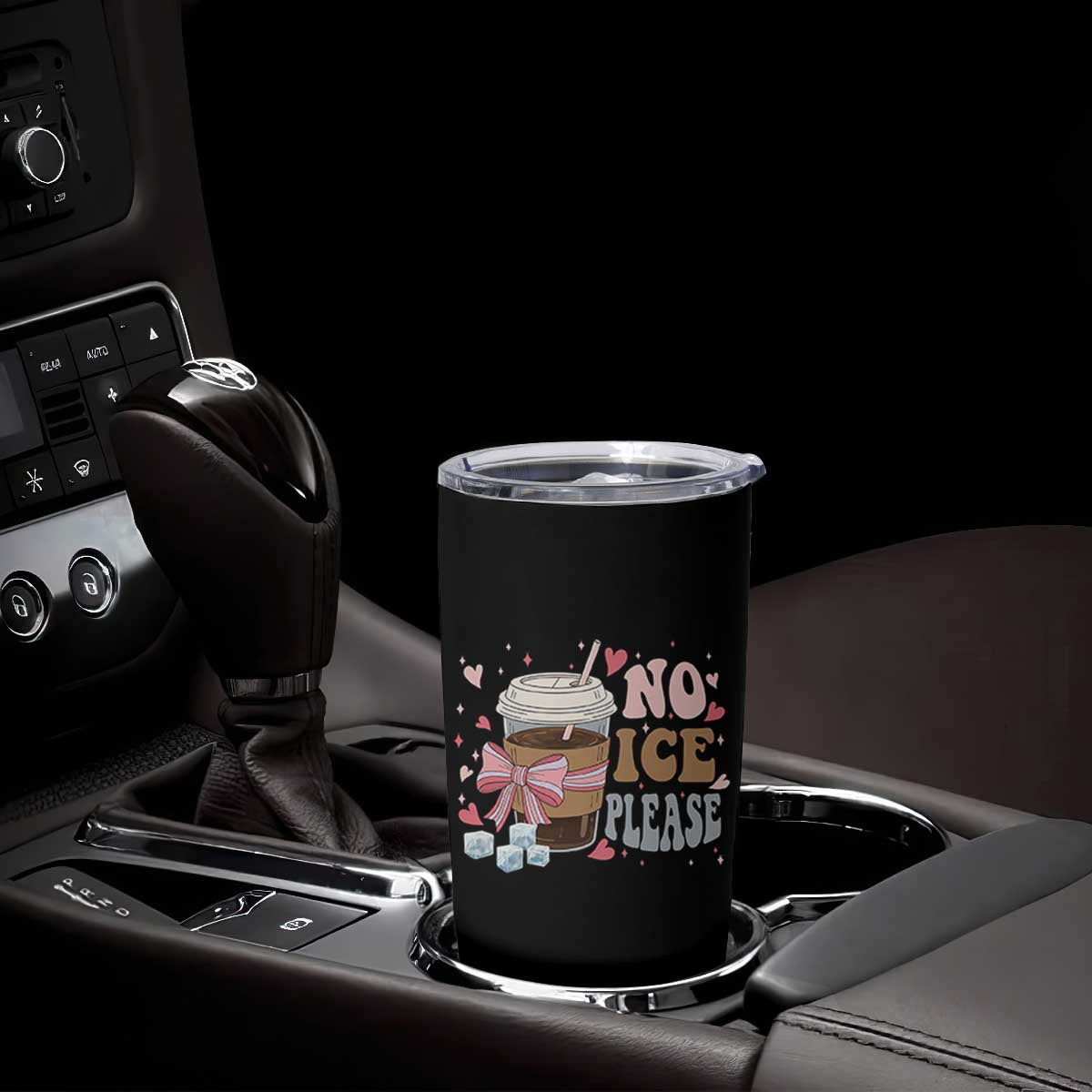 No Ice Please Tumbler Cup Funny Coffee Lover Anti Ice Satire TS11 Print Your Wear