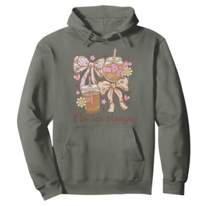 No Ice Please Hoodie Funny Coffee Lover Pro Immigration Political TS11 Military Green Print Your Wear