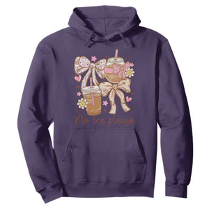 No Ice Please Hoodie Funny Coffee Lover Pro Immigration Political TS11 Purple Print Your Wear