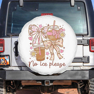 No Ice Please Spare Tire Cover Funny Coffee Lover Pro Immigration Political TS11 No hole White Print Your Wear