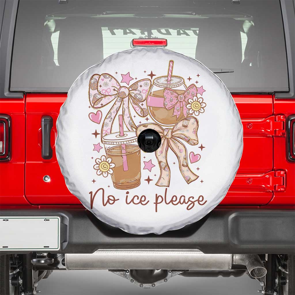 No Ice Please Spare Tire Cover Funny Coffee Lover Pro Immigration Political TS11 White Print Your Wear