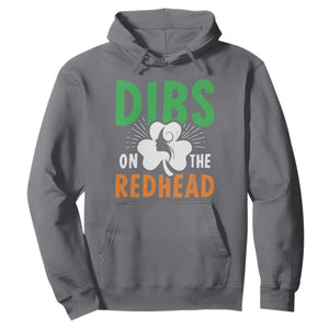Funny Dibs On The Redhead St Patrick's Day Hoodie TS11 Charcoal Print Your Wear