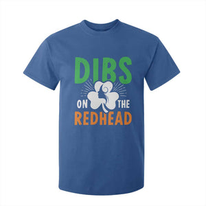 Funny Dibs On The Redhead St Patrick's Day T Shirt For Kid TS11 Royal Blue Print Your Wear