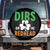 Funny Dibs On The Redhead St Patrick's Day Spare Tire Cover TS11 No hole Black Print Your Wear