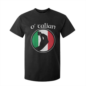 Funny O'Talian T Shirt For Kid St Patrick's Day Italian Pinched Fingers Shamrock TS11 Black Print Your Wear