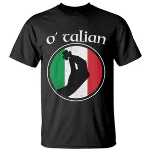 Funny O'Talian T Shirt St Patrick's Day Italian Pinched Fingers Shamrock TS11 Black Print Your Wear