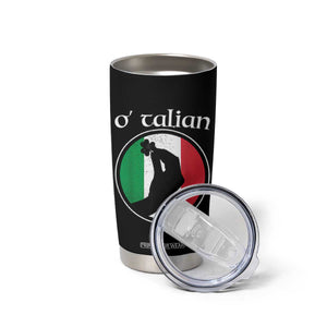Funny O'Talian Tumbler Cup St Patrick's Day Italian Pinched Fingers Shamrock TS11 Print Your Wear