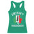 Funny St Patrick's Day Italian Racerback Tank Top Irish Fuhgeddaboudit Pisa Tower Shamrock TS11 Irish Green Print Your Wear