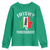 Funny St Patrick's Day Italian Youth Sweatshirt Irish Fuhgeddaboudit Pisa Tower Shamrock TS11 Irish Green Print Your Wear