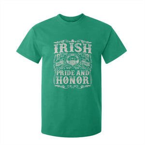 Irish Pride And Honor T Shirt For Kid Vintage Claddagh Ring Celtic Knot TS11 Irish Green Print Your Wear