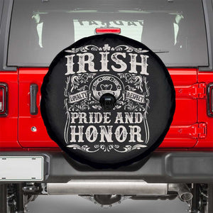 Irish Pride And Honor Spare Tire Cover Vintage Claddagh Ring Celtic Knot TS11 Black Print Your Wear