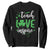 St Patrick's Day Teach Love Inspire Sweatshirt Teacher Shamrock TS11 Black Print Your Wear