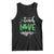 St Patrick's Day Teach Love Inspire Tank Top Teacher Shamrock TS11 Black Print Your Wear