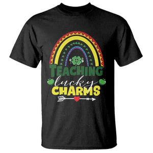 Funny St Patrick's Day Teacher T Shirt Teaching Lucky Charms TS11 Black Print Your Wear