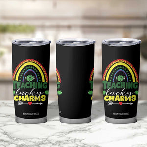 Funny St Patrick's Day Teacher Tumbler Cup Teaching Lucky Charms TS11 Print Your Wear