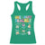 Funny St Patrick's Day Irish Teacher Racerback Tank Top One Lucky Teacher Lucky Era Shamrock TS11 Irish Green Print Your Wear