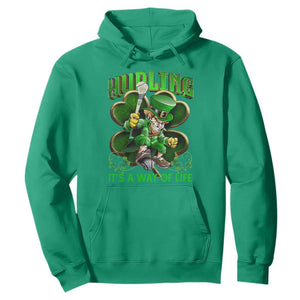 Funny Hurling It's A Way Of Life Hoodie Leprechaun Shamrock Irish Sport TS11 Irish Green Print Your Wear