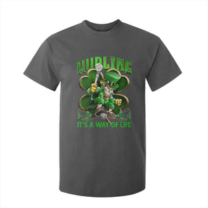 Funny Hurling It's A Way Of Life T Shirt For Kid Leprechaun Shamrock Irish Sport TS11 Dark Heather Print Your Wear