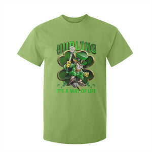 Funny Hurling It's A Way Of Life T Shirt For Kid Leprechaun Shamrock Irish Sport TS11 Lime Print Your Wear