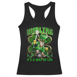Funny Hurling It's A Way Of Life Racerback Tank Top Leprechaun Shamrock Irish Sport TS11 Black Print Your Wear