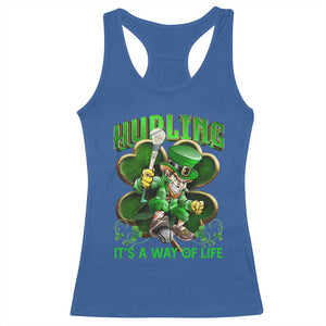 Funny Hurling It's A Way Of Life Racerback Tank Top Leprechaun Shamrock Irish Sport TS11 Royal Blue Print Your Wear