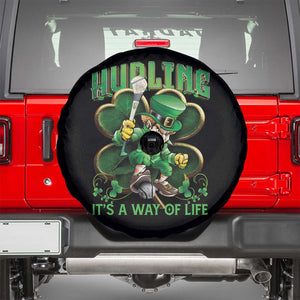 Funny Hurling It's A Way Of Life Spare Tire Cover Leprechaun Shamrock Irish Sport TS11 Black Print Your Wear