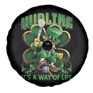 Funny Hurling It's A Way Of Life Spare Tire Cover Leprechaun Shamrock Irish Sport TS11 Print Your Wear