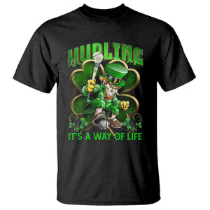 Funny Hurling It's A Way Of Life T Shirt Leprechaun Shamrock Irish Sport TS11 Black Print Your Wear