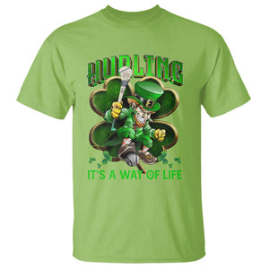 Funny Hurling It's A Way Of Life T Shirt Leprechaun Shamrock Irish Sport TS11 Lime Print Your Wear