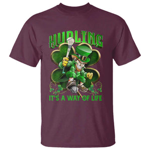 Funny Hurling It's A Way Of Life T Shirt Leprechaun Shamrock Irish Sport TS11 Maroon Print Your Wear