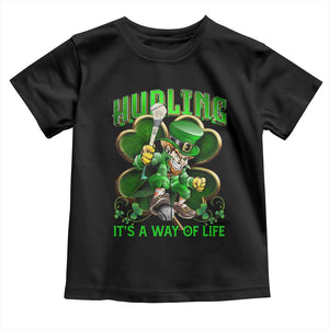 Funny Hurling It's A Way Of Life Toddler T Shirt Leprechaun Shamrock Irish Sport TS11 Black Print Your Wear