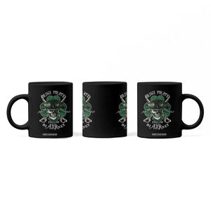 Funny Irish Pirate Full Of Blarrney Kiss Me For Good Luck Coffee Mug St Patrick's Day TS11 Print Your Wear