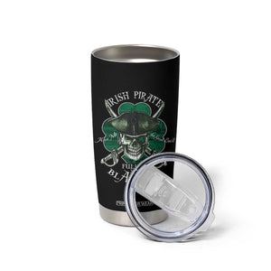 Funny Irish Pirate Full Of Blarrney Kiss Me For Good Luck Tumbler Cup St Patrick's Day TS11 Print Your Wear