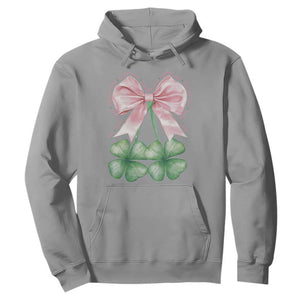 Not Lucky Just Blessed Hoodie Blessed Christian Shamrocks St Patricks Day Coquette TS11 Sport Gray Print Your Wear