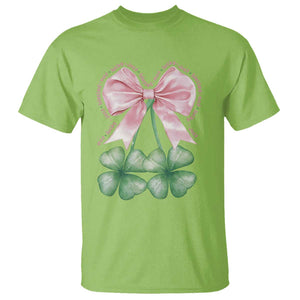 Not Lucky Just Blessed T Shirt Blessed Christian Shamrocks St Patricks Day Coquette TS11 Lime Print Your Wear