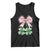Not Lucky Just Blessed Tank Top Blessed Christian Shamrocks St Patricks Day Coquette TS11 Black Print Your Wear