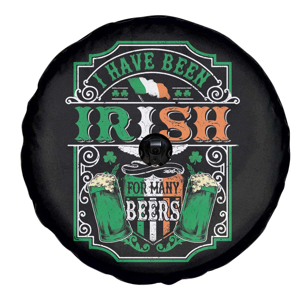 Funny Irish Beer Drinking Spare Tire Cover I Have Been Irish For Many Beers St Patrick's Day TS11 Print Your Wear