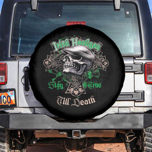 Funny Irish Pride Spare Tire Cover Irish Hooligan Stay True Till Death Flat Cap Skull TS11 No hole Black Print Your Wear