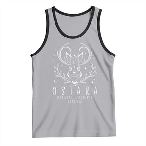Ostara Pagan Eostre Easter Day Tank Top Balance Rebirth Renewal Bunny TS11 Athletic Heather Black Print Your Wear