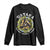 Ostara Balance Rebirth Renewal Long Sleeve Shirt Ostara Pagan Eostre Easter Day Three Hares TS11 Black Print Your Wear