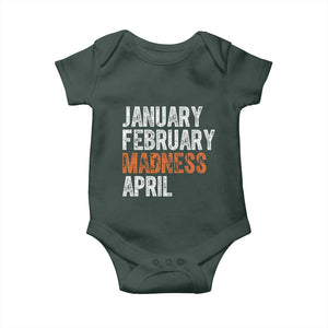 Funny Basketball Baby Onesie January February Madness April Month TS11 Print Your Wear