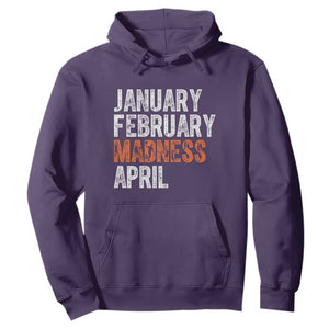 Funny Basketball Hoodie January February Madness April Month TS11 Purple Print Your Wear