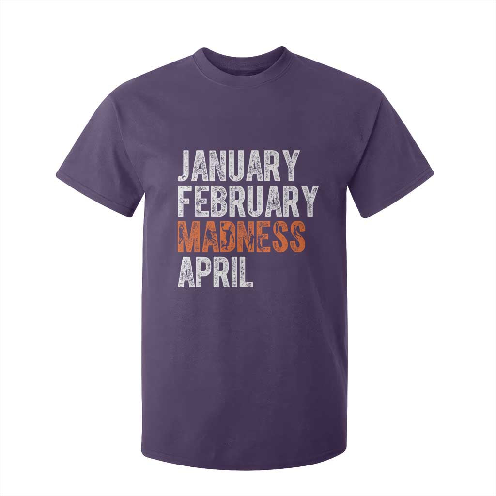 Funny Basketball T Shirt For Kid January February Madness April Month TS11 Purple Print Your Wear