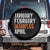 Funny Basketball Spare Tire Cover January February Madness April Month TS11 No hole Black Print Your Wear