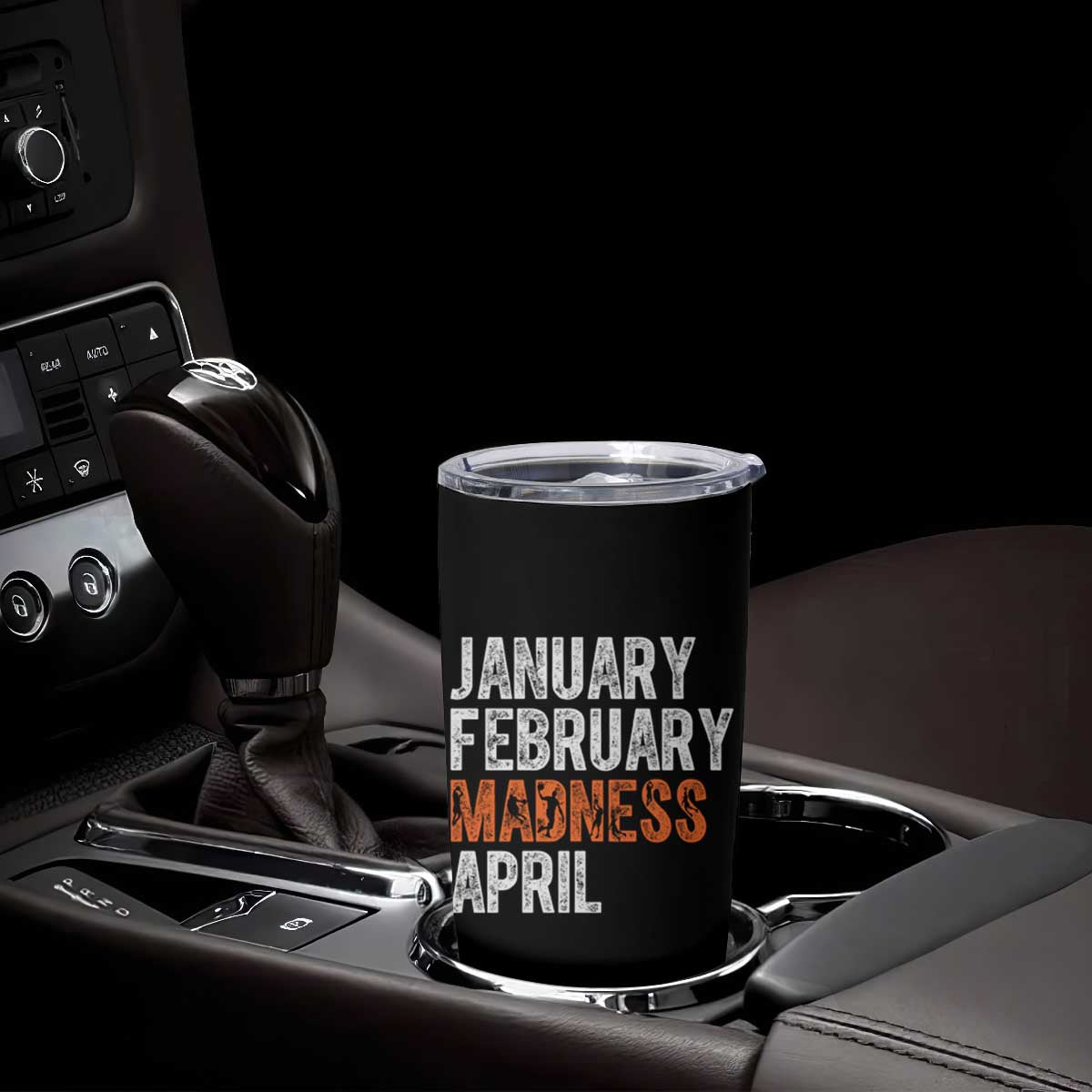 Funny Basketball Tumbler Cup January February Madness April Month TS11 Print Your Wear