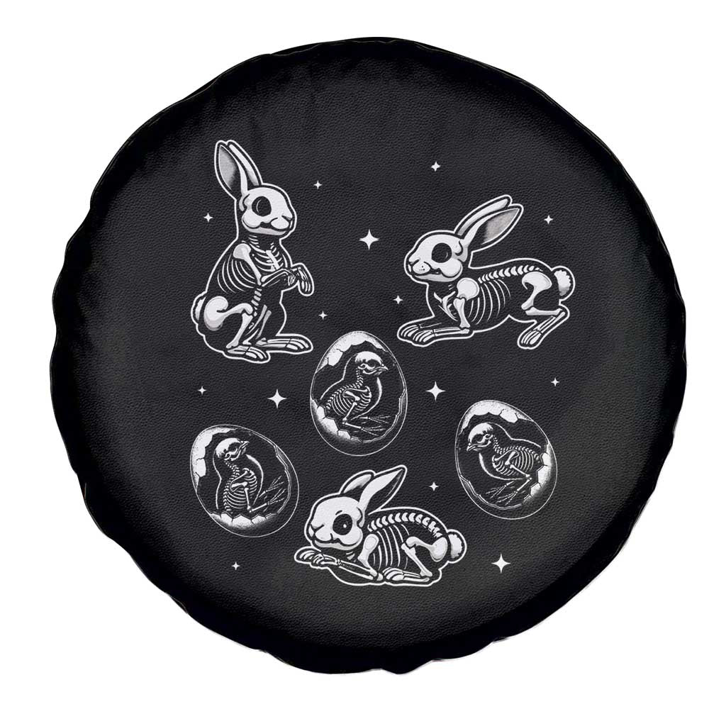 Funny Easter Day Spooky Bunny Chicks Skeleton Spare Tire Cover TS11 Print Your Wear