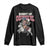Funny Easter Day Western Long Sleeve Shirt Bunny Up Cowgirl Country Bunny TS11 Black Print Your Wear
